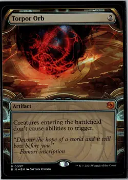 Torpor Orb (Showcase) Foil M Outlaws of Thunder Junction: The Big Score 57 NM - Image 1