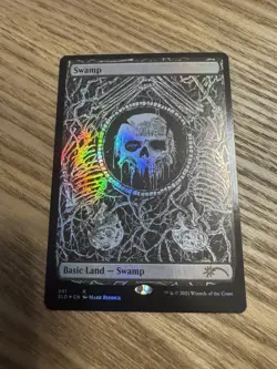 Swamp The Unfathomable Crushing Brutality of Basic Lands Foil 241 NM - Image 1