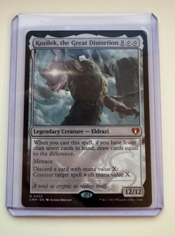 Kozilek, the Great Distortion NON-FOIL Commander Masters #0002 NM - MTG ENG - Image 1