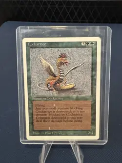 MTG - Magic The Gathering - Cockatrice - Revised - LP/EX! - Image 3