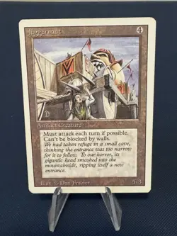 MTG - Magic The Gathering - Juggernaut X4 - Revised - LP/EX! - Image 4