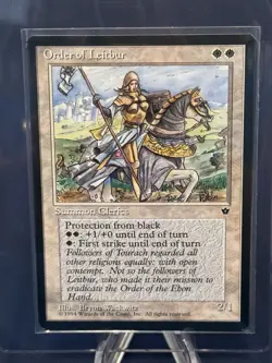 MTG - Magic The Gathering - Order Of Leitbur X 4 - Fallen Empires - NP/NM! - Image 3