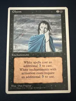 MTG - Magic The Gathering - Gloom X 3- Unlimited/Revised/4th Ed. - LP-NP/EX-NM! - Image 3