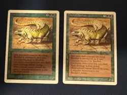 MTG - Magic The Gathering - Thicket Basilisk X 2 -Unlimited/Revised-LP-NP/EX-NM! - Image 1