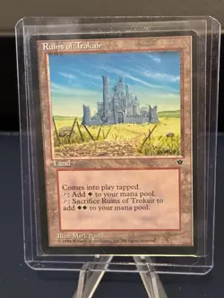 MTG - Magic The Gathering - Ruins Of Trokair X 3- Fallen Empires - LP/EX! - Image 3