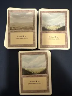 MTG - Magic The Gathering - Plains X 30 - Revised - LP/EX- NP/LN! - Image 1