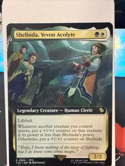 Magic the Gathering Final Fantasy - Shelinda, Tevin Acolyte (184) Extended Art - Image 1
