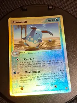 carte pokemon Azumarill 30/100 Holo Ex Tempete De Sable - Image 1