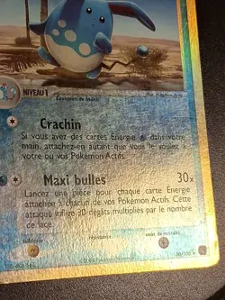 carte pokemon Azumarill 30/100 Holo Ex Tempete De Sable - Image 3