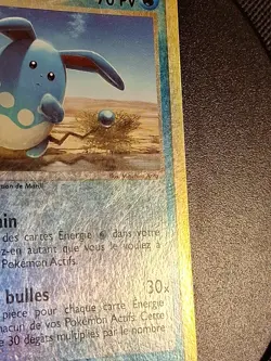 carte pokemon Azumarill 30/100 Holo Ex Tempete De Sable - Image 5