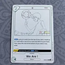 We Are! EB02-020 Luffy Foil Anime 25th Collection One Piece Card English - Image 1