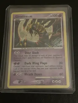 Pokemon Giratina Platinum 10/127 Holo Rare Basic Dragon HP100 English Card - Image 1