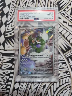2025 Pokemon Tornadus 210 Scarlet & Violet Promo Cards Holo PSA 8 NM-MINT (516) - Image 1