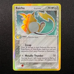 Raichu (Delta Species) – EX Holon Phantoms 15/110 Holo Rare Pokemon Cards TCG LP - Image 1