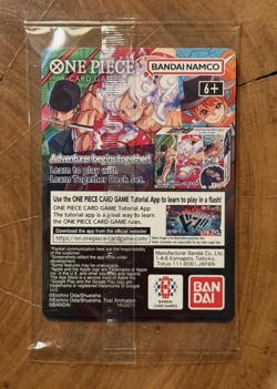 One Piece College Basketball US Voyage Monkey D. Luffy Back promo Card ONLY - Image 2
