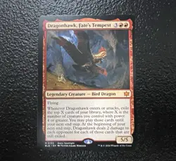 Dragonhawk, Fate’s Tempest Bloomburrow Mythic Rare Non-Foil MTG #132 VLP/NM x1 - Image 1
