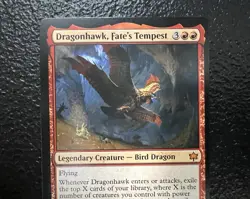 Dragonhawk, Fate’s Tempest Bloomburrow Mythic Rare Non-Foil MTG #132 VLP/NM x1 - Image 2