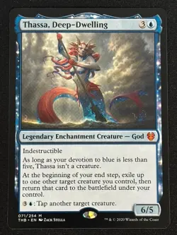 1x MTG Thassa, Deep-Dwelling - Theros Beyond Death (THB) #71 - Magic - Image 1