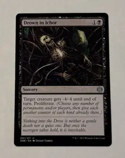 MTG Drown in Ichor - Phyrexia All Will Be One LP - Image 1