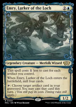 1 x Emry, Lurker of the Loch - Foil - March of the Machine: Multiverse Legends - - Image 1