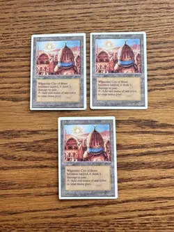 3x - Magic the Gathering City Of Brass Chronicles MTG - Unplayed - Image 1