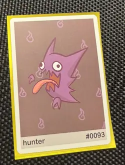 Hunter (Haunter) 0093- Gen 1 Pookiemoot Fan Art - Pokemon Go - Image 1