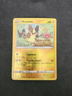 Pokemon Morpeko 035/072 Reverse Holo Sword And Shield Shining Fates - Image 1