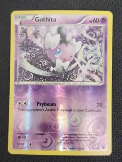 Pokemon Gothita 32/124 Reverse Holo XY Fates Collide - Image 1