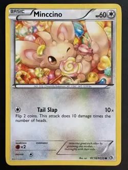 Minccino RC18/RC25 Legendary Treasures Radiant Collection Pokemon TCG MP - Image 1