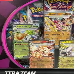 POKEMON TCG: Ex Tera Team Premium Collection, Sealed Box has Dents - Image 3