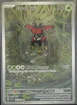 Tapu Bulu - Pokemon TCG 65/64 Illustration Rare Holo - Image 1