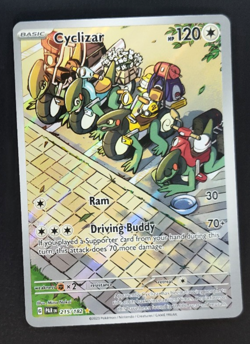 Pokemon TCG Cyclizar 215/182 SV Paradox Rift Illustration Rare Near Mint NM - Image 1