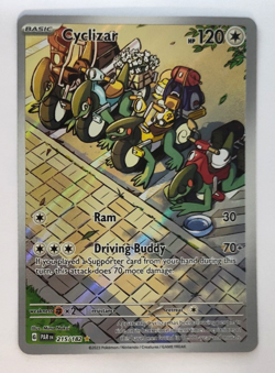 Pokemon TCG Cyclizar 215/182 SV Paradox Rift Illustration Rare Near Mint NM - Image 3