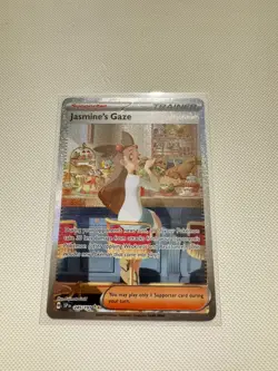 Pokemon TCG Jasmine's Gaze Special Illustration Rare Surging Sparks 245/191 - Image 1