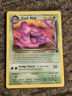 Pokemon TCG Dark Muk 41/82 Team Rocket Regular - Image 1