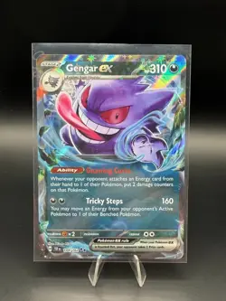 Pokemon TCG | Gengar ex 104/162 Sv05: Temporal Forces Holo Pack Fresh NM+ - Image 1