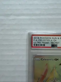 POKEMON ULTRA PRISM CELESTEELA GX #162 SECRET RARE HOLO PSA 10 Magcargo Lot - Image 2