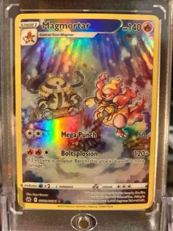 Pokemon TCG Magmortar GG03/GG70 Crown Zenith: Galarian Gallery Holo ULTRA-RARE - Image 1