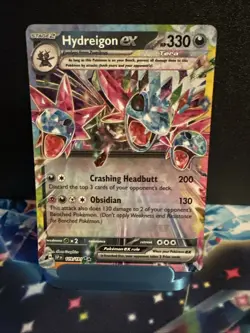 Hydreigon ex 119/191 Sv08: Surging Sparks Holo Near Mint Pokemon TCG - Image 1