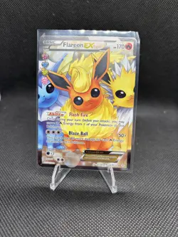 Pokemon TCG Flareon EX Full Art Holo Ultra Rare RC28/RC32 Generations NM - Image 1