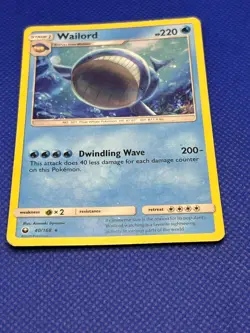 Pokemon Tcg Wailord 40/168 Cosmos Holo Celestial Storm - Image 2