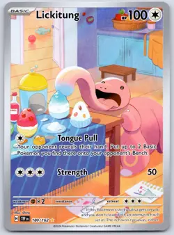 Lickitung 180/162 (NM) - SV05: Temporal Forces - Illustration Rare - Pokemon TCG - Image 1