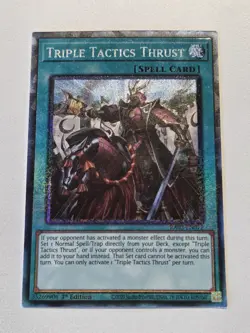 Triple Tactics Thrust (PCR) RA03-EN072 Prismatic Collector's Rare Yugioh Bonanza - Image 1