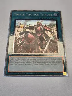 Triple Tactics Thrust (PCR) RA03-EN072 Prismatic Collector's Rare Yugioh Bonanza - Image 3
