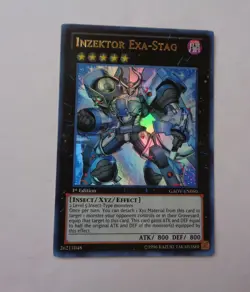 Inzektor Exa-Stag GAOV-EN050 (Ultra Rare, 1st Edition, Near Mint / NM) Yugioh - Image 1