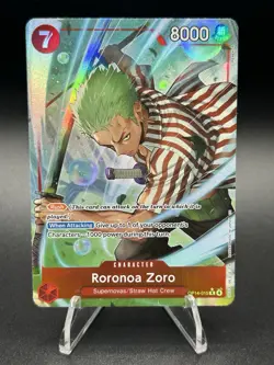 One Piece Roronoa Zoro (015) (Alternate Art) The Azure Sea’s Seven OP14 - Image 1