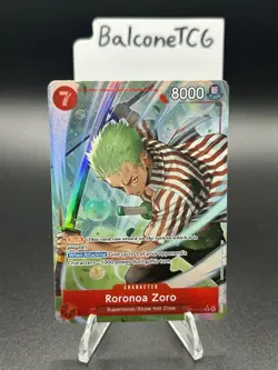 One Piece Roronoa Zoro (015) (Alternate Art) The Azure Sea’s Seven OP14 - Image 2
