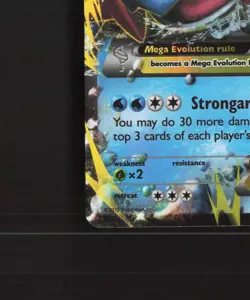 Mega M Swampert EX XY87 XY Black Star Promo Holo Pokemon Card MP - Image 5