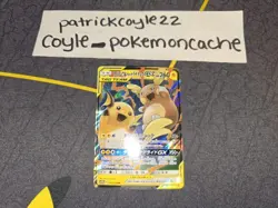 Raichu & Alolan Raichu GX Holo Double Rare Japanese Card SM10a GG End 008/054 NM - Image 1