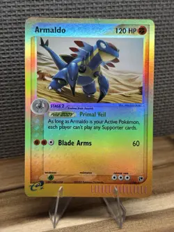 Armaldo Pokemon Card Holo Foil 1/100 Great Condition - Image 1